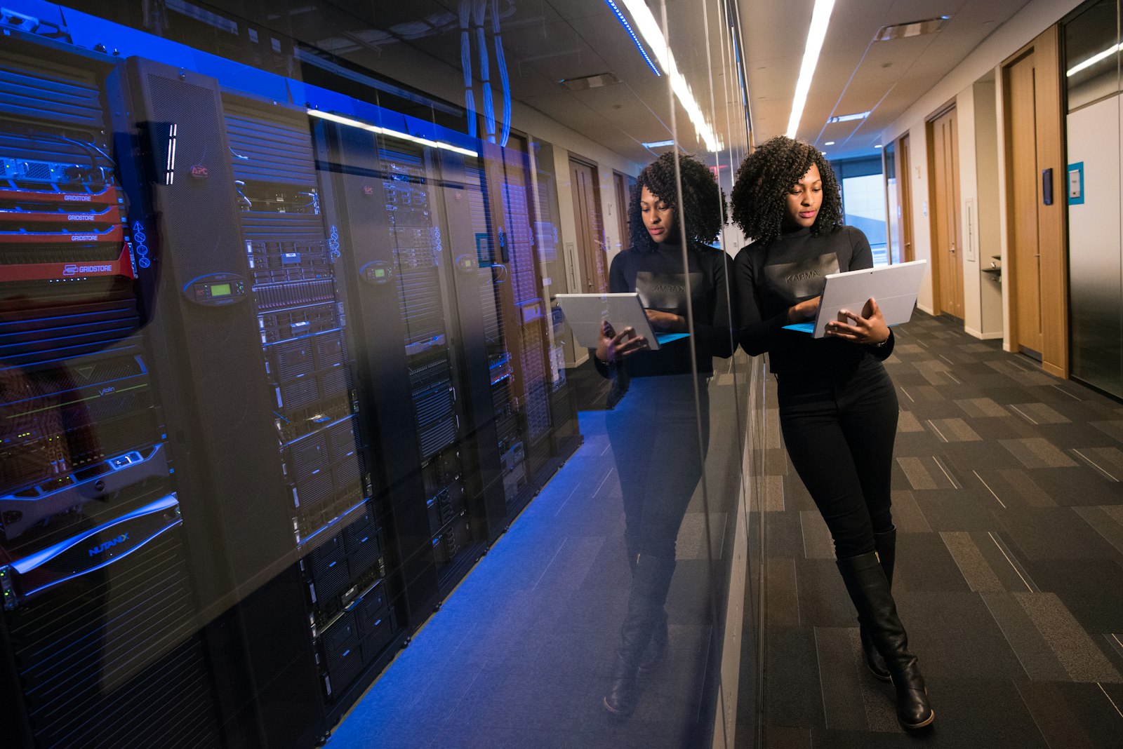 Operations engineer monitoring live systems